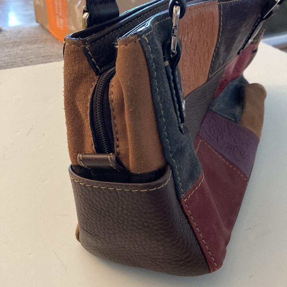 Fossil Patchwork Leather Shoulder Bag - image 2